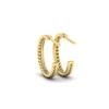 Thumbnail Image 3 of KLEORA CONTORTO Modern Electrum™ Rope & Polished Hoop Earrings
