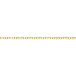KLEORA CONTORTO Modern Electrum™ 18" Forzatina Wire Diamond Cut Chain Necklace