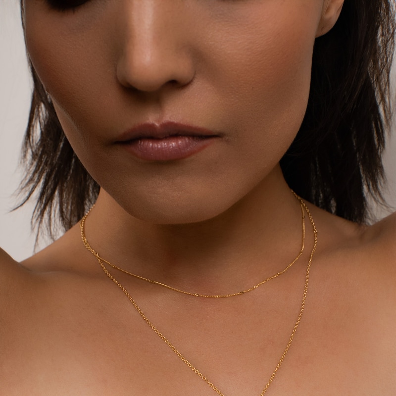 Main Image 4 of KLEORA CONTORTO Modern Electrum™ 18" Diamond Cut Cuban Twisted Necklace