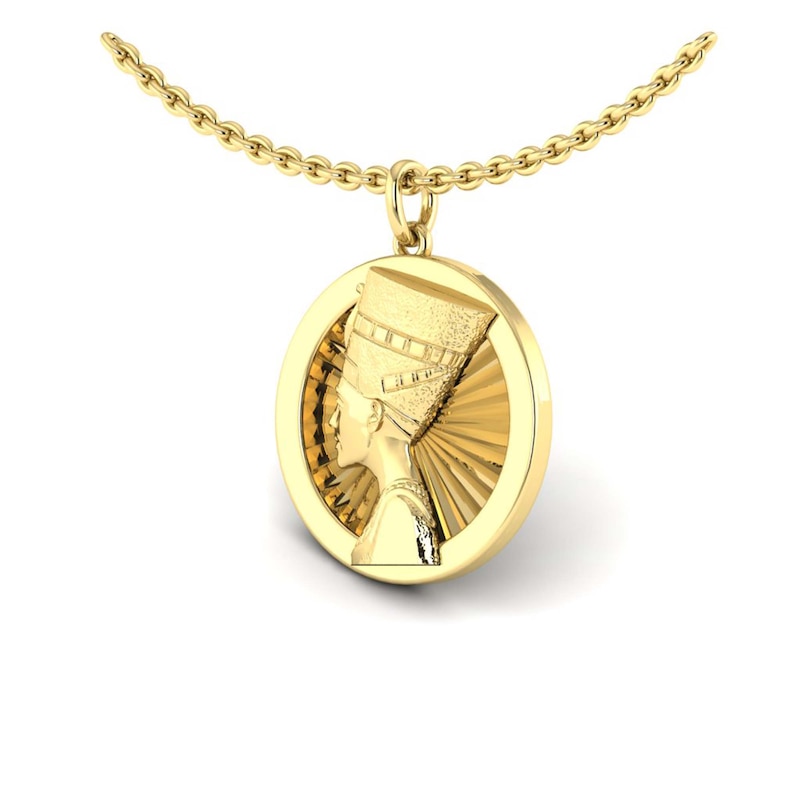 Main Image 2 of KLEORA COIN Modern Electrum™ Sun Burst Pendant