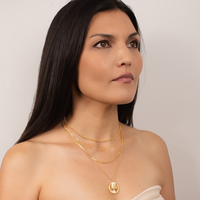 Main Image 3 of KLEORA COIN Modern Electrum™ Sun Burst Pendant