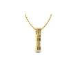 Thumbnail Image 2 of KLEORA AURORA Modern Electrum™ Miracle Plate Diamond Bar Pendant