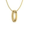 Thumbnail Image 2 of KLEORA CONTORTO Modern Electrum™ Rope & Polished Circle Pendant