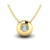 Thumbnail Image 1 of KLEORA AURORA Modern Electrum™ Miracle Plate Diamond Sphere Pendant