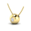 Thumbnail Image 2 of KLEORA AURORA Modern Electrum™ Miracle Plate Diamond Sphere Pendant