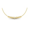 Thumbnail Image 1 of KLEORA AURORA Modern Electrum™ Diamond Horizontal Necklace