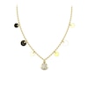 Thumbnail Image 1 of KLEORA AURORA Modern Electrum™ Diamond Disc Station Necklace