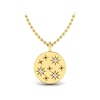 Thumbnail Image 1 of KLEORA AURORA Modern Electrum™ Diamond Star Burst Disc Pendant