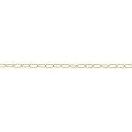 KLEORA CONTORTO Modern Electrum™7.25" Forzatina Wire Diamond Cut Oval Link Chain Bracelet