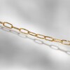 Thumbnail Image 2 of KLEORA CONTORTO Modern Electrum™7.25" Forzatina Wire Diamond Cut Oval Link Chain Bracelet