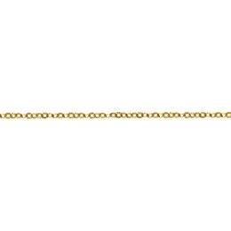 KLEORA IRIS Modern Electrum™ 7.25" Diamond Cut Oval Rolo Link Chain Bracelet