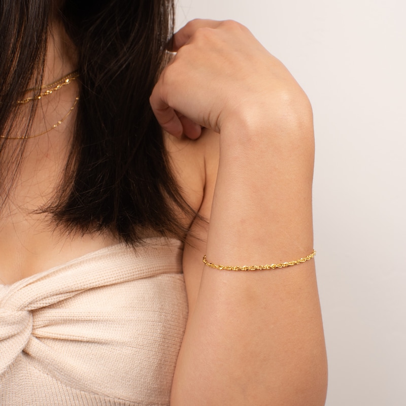 Main Image 2 of KLEORA CONTORTO Modern Electrum™ 7.25" Singapore Chain Bracelet