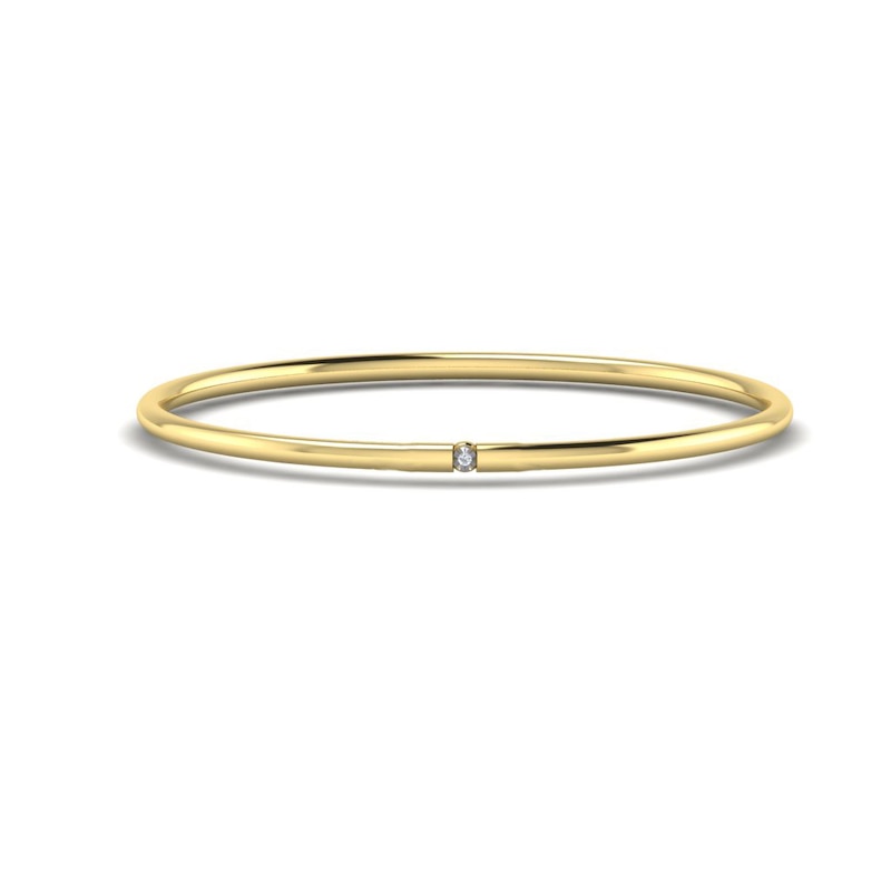 Main Image 1 of KLEORA AURORA Modern Electrum™ Miracle Plate Diamond Bangle