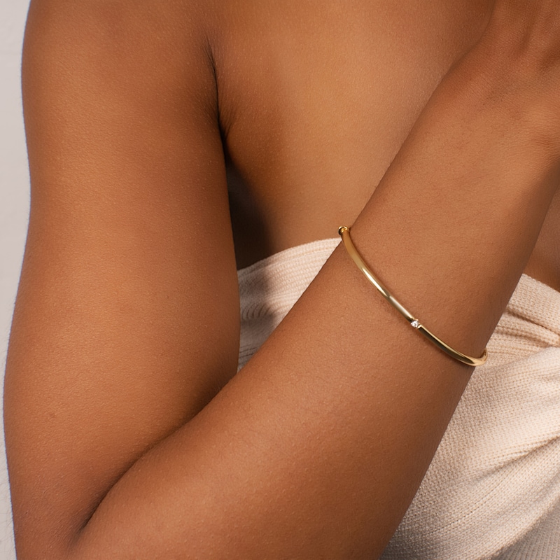 Main Image 3 of KLEORA AURORA Modern Electrum™ Miracle Plate Diamond Bangle