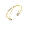Thumbnail Image 2 of KLEORA CONTORTO Modern Electrum™ Rope & Polished Crossover Bangle