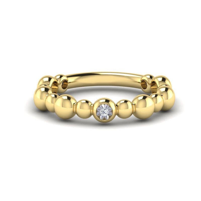 Main Image 1 of KLEORA AURORA Modern Electrum™ Miracle Plate Diamond Ring