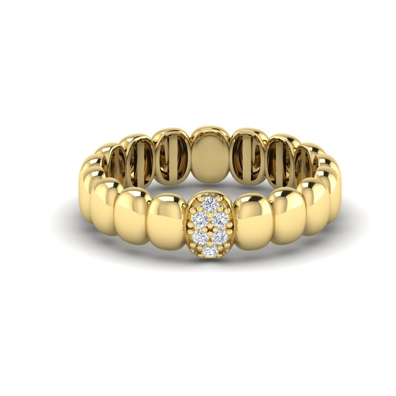 Main Image 1 of KLEORA AURORA Modern Electrum™ Diamond Ring