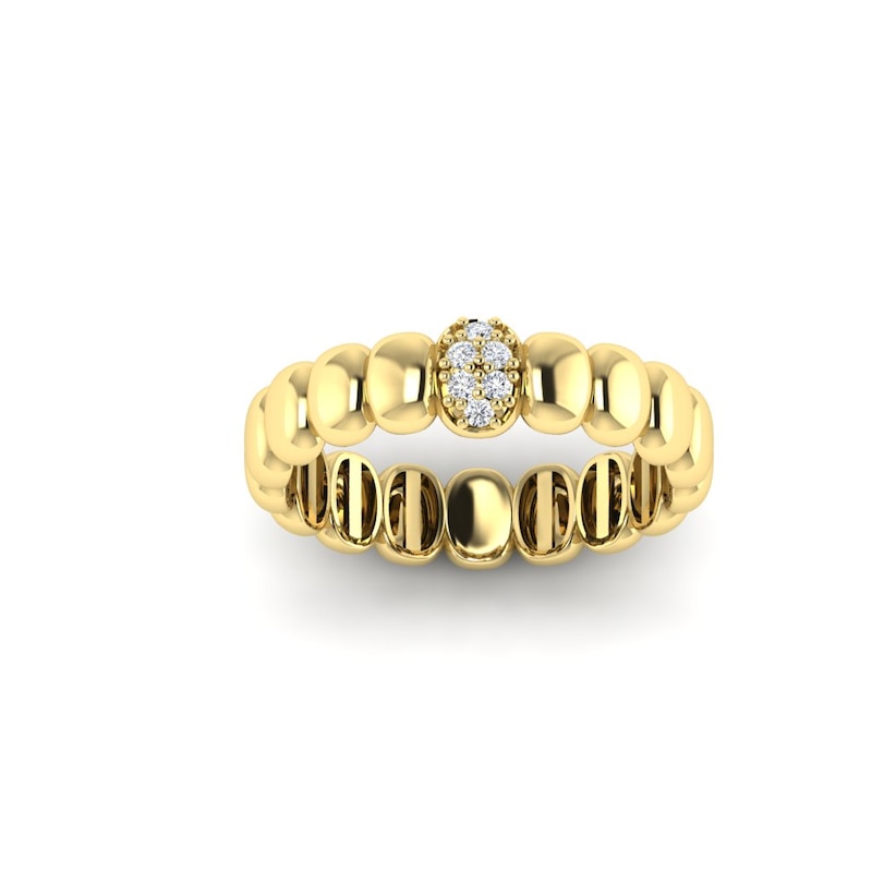 Main Image 3 of KLEORA AURORA Modern Electrum™ Diamond Ring