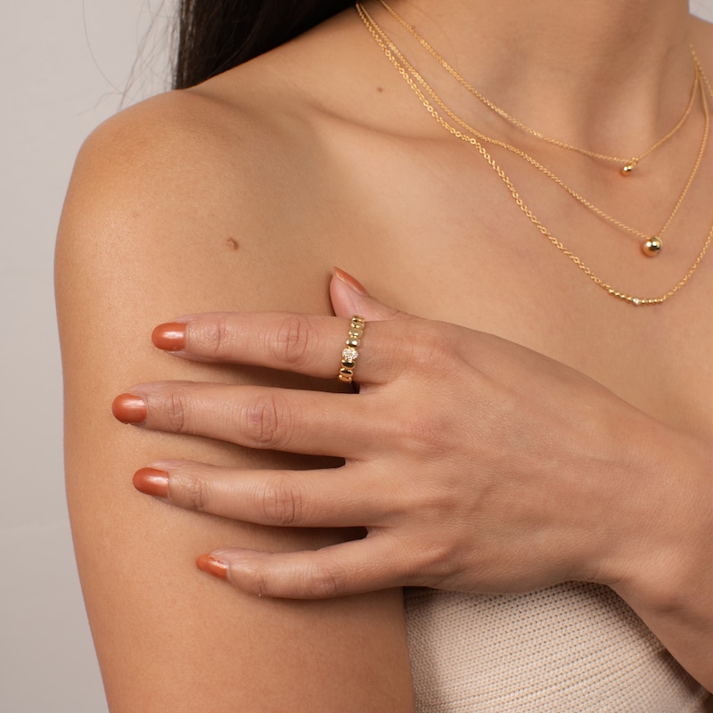 Main Image 5 of KLEORA AURORA Modern Electrum™ Diamond Ring