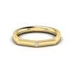 Thumbnail Image 1 of KLEORA PYRAMID Modern Electrum™ Facetted Single Stone Diamond Ring