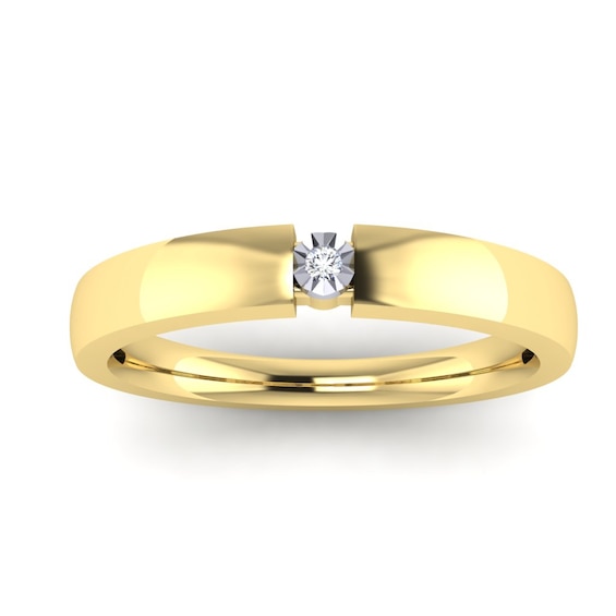 KLEORA AURORA Modern Electrum Miracle Plate Diamond Ring