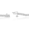 Thumbnail Image 3 of 9ct White Gold 1ct Diamond Pavé Tennis Bracelet