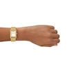 Thumbnail Image 5 of Tory Burch The Eleanor Women's Rectangle Gold Tone Bracelet Watch