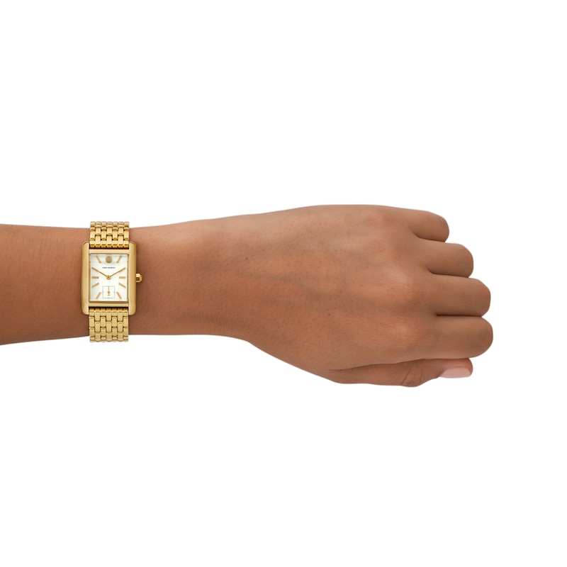 Main Image 5 of Tory Burch The Eleanor Women's Rectangle Gold Tone Bracelet Watch