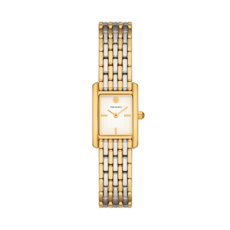 Main Image 1 of Tory Burch Mini Eleanor Women's Rectangle Two Tone Watch