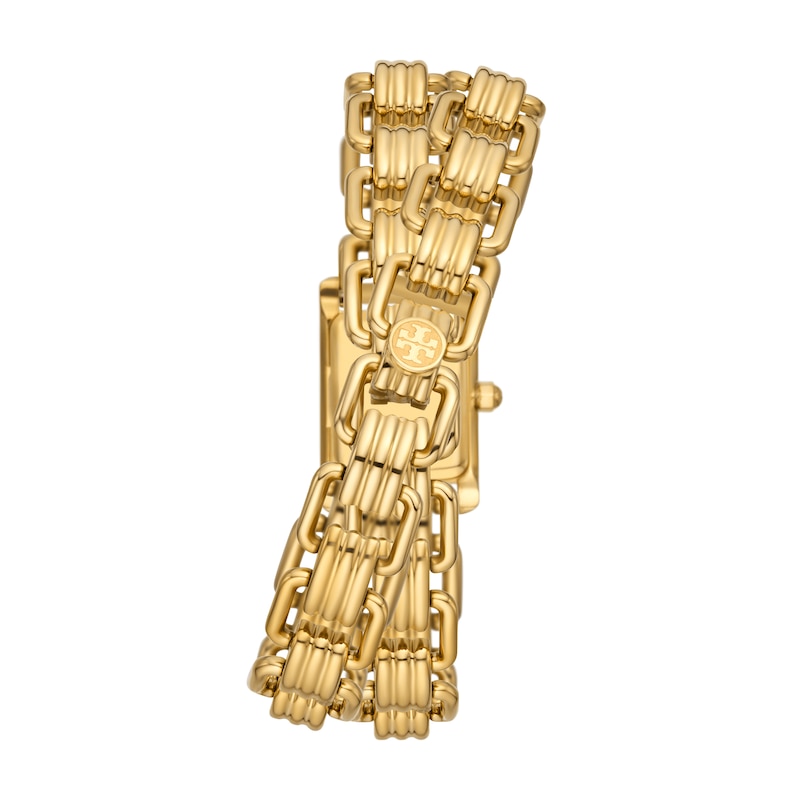 Main Image 2 of Tory Burch Mini Eleanor Women's Gold Tone Double Wrap Watch
