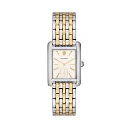 Tory Burch The Eleanor Women's Two Tone Bracelet Watch