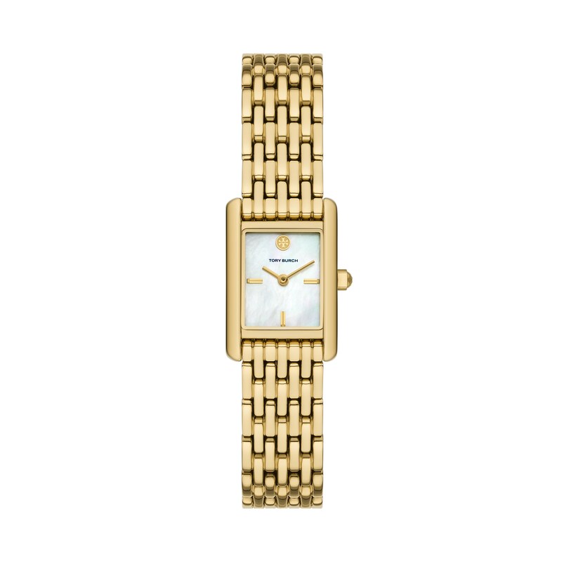 Main Image 1 of Tory Burch Mini Eleanor Women's Mother Of Pearl & Gold Tone Bracelet Watch