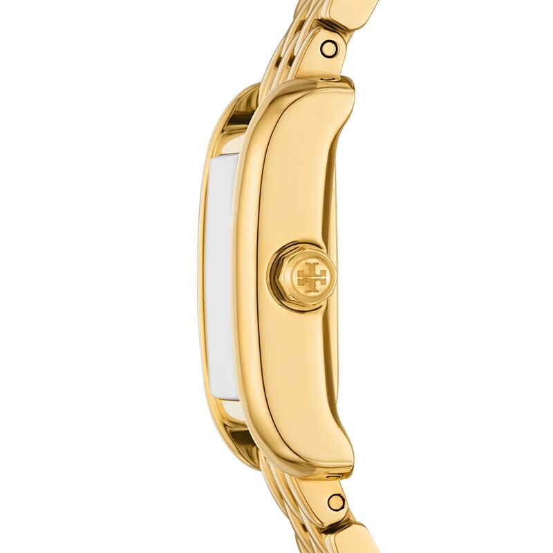 Main Image 3 of Tory Burch Mini Eleanor Women's Rectangle Gold Tone Bracelet Watch