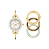 Thumbnail Image 1 of Tory Burch Miller Women's Mother Of Pearl Dial & Gold Tone Watch Gift Set