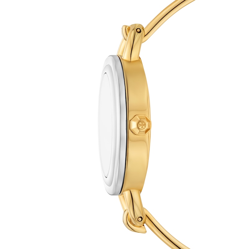 Main Image 3 of Tory Burch Miller Women's Mother Of Pearl Dial & Gold Tone Watch Gift Set