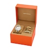 Thumbnail Image 5 of Tory Burch Miller Women's Mother Of Pearl Dial & Gold Tone Watch Gift Set