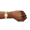 Thumbnail Image 4 of Tory Burch Kira Square Gold Tone Watch