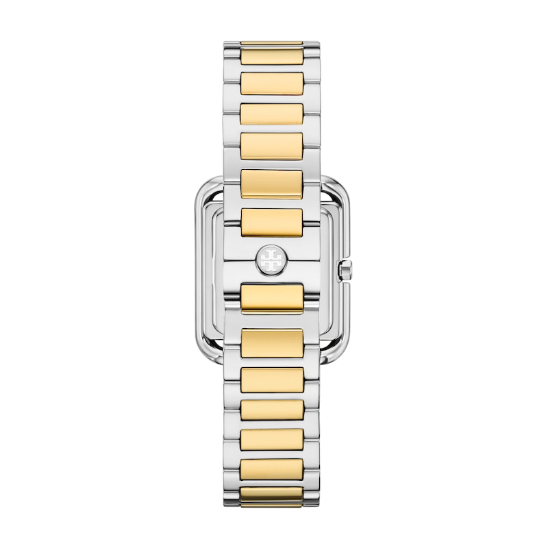 Main Image 2 of Tory Burch Kira Square Women's Two Tone Stainless Steel Bracelet Watch