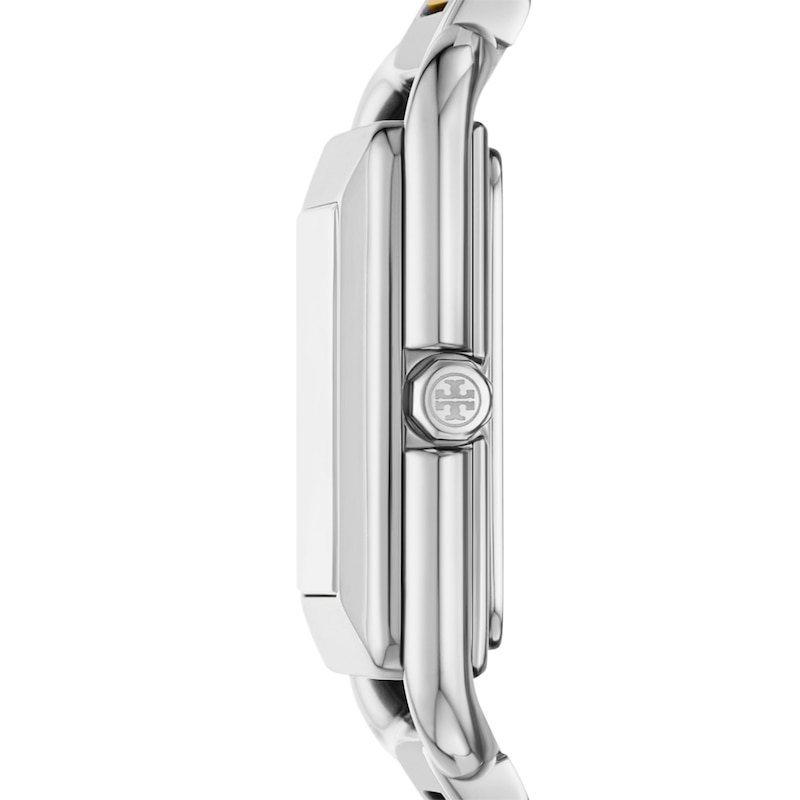 Main Image 3 of Tory Burch Kira Square Women's Two Tone Stainless Steel Bracelet Watch