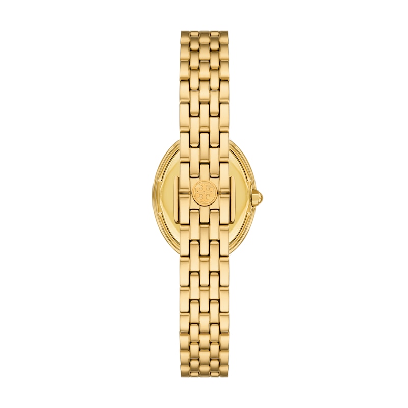 Main Image 2 of Tory Burch Oval Women's Gold Tone Stainless Steel Watch