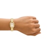 Thumbnail Image 4 of Tory Burch Oval Women's Gold Tone Stainless Steel Watch