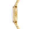 Thumbnail Image 3 of Tory Burch The Oval Stone Set Mother Of Pearl Dial & Gold Tone Watch