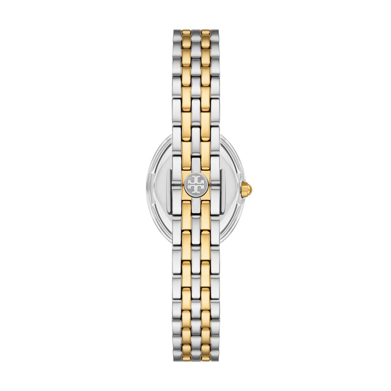 Main Image 2 of Tory Burch Oval Women's Pink Mother Of Pearl Dial & Two Tone Watch