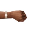Thumbnail Image 4 of Tory Burch Oval Women's Pink Mother Of Pearl Dial & Two Tone Watch