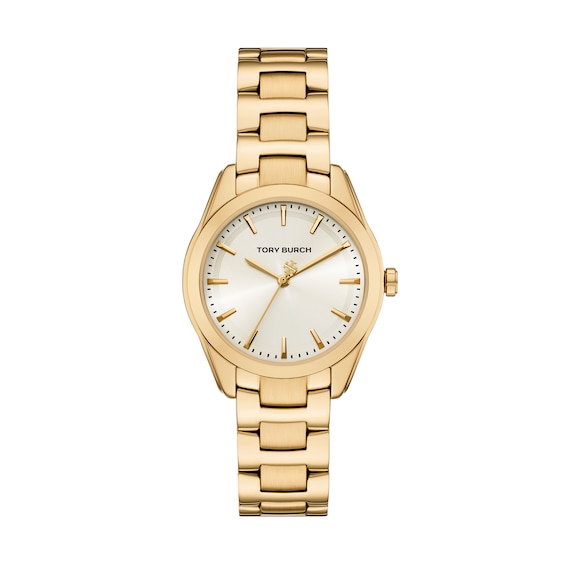 Tory Burch Miller Women's 34mm Gold Tone Bracelet Watch