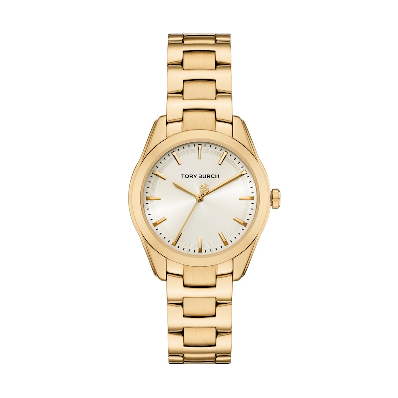 Main Image 1 of Tory Burch Miller Women's 34mm Gold Tone Bracelet Watch