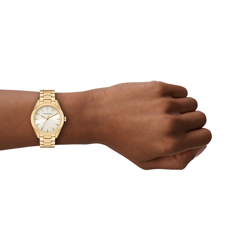 Main Image 4 of Tory Burch Miller Women's 34mm Gold Tone Bracelet Watch