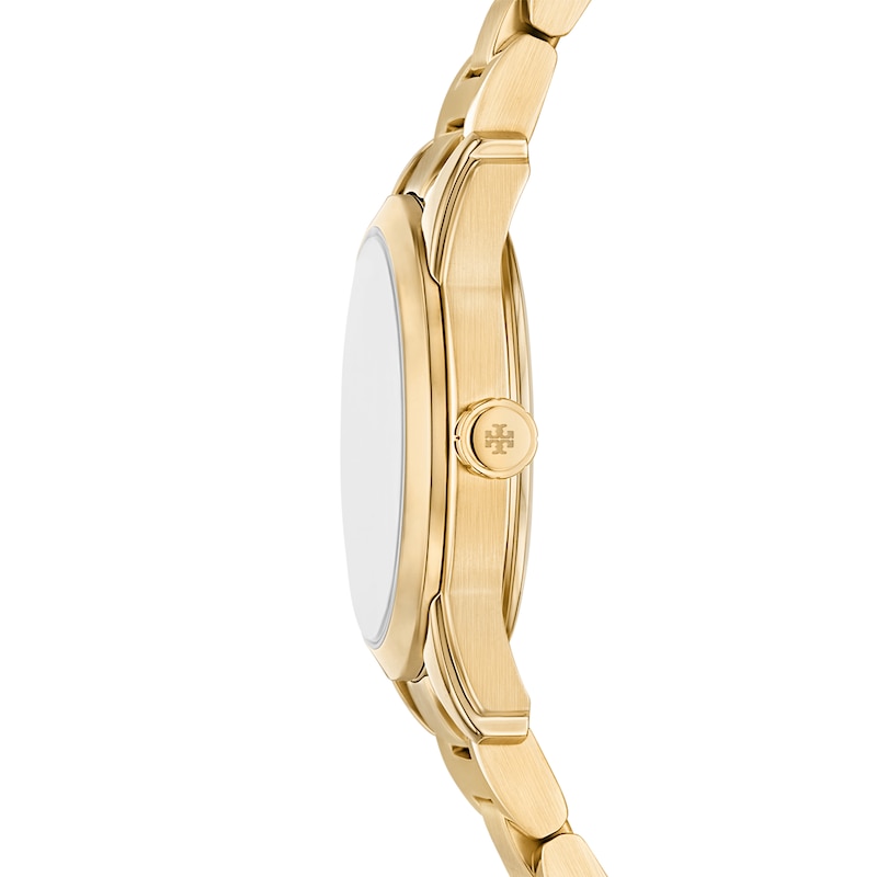 Main Image 3 of Tory Burch Small Miller Women's 28mm Gold Tone Bracelet Watch