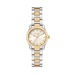 Tory Burch Small Miller Women's 28mm Two Tone Bracelet Watch