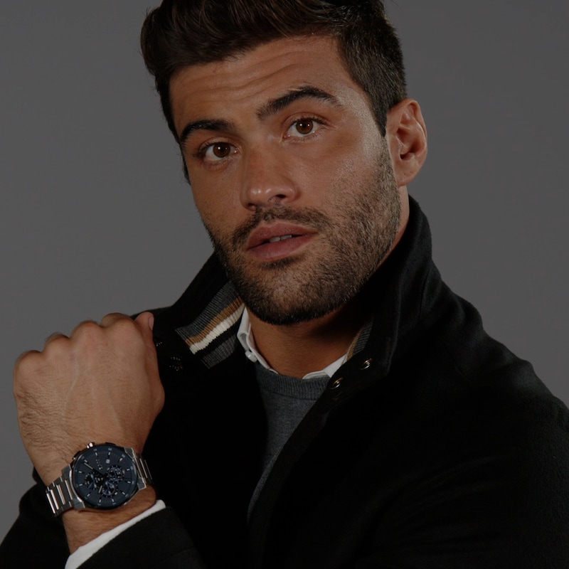 Main Image 4 of BOSS Peak 44mm Men's Chronograph Blue Dial & Stainless Steel Watch